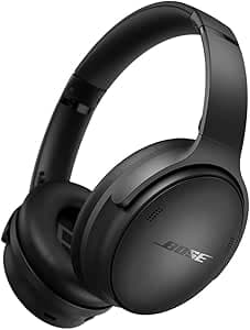 Bose QuietComfort Headphones - Wireless Bluetooth Headphones, Active Over Ear Noise Cancelling and Mic, USB-C Charging, Deep Bass, Up to 24 Hours of Playtime, Black : Electronics