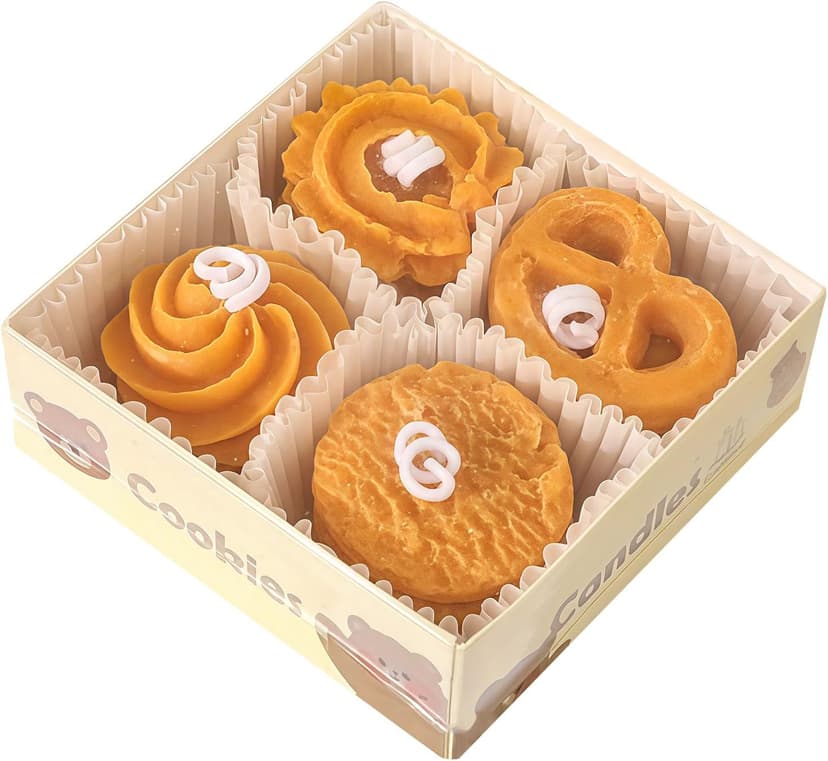 Glitzcharm Velas Aromaticas Cera de Soja Juego de 4Pcs Velas Aromáticas Hechas a Mano Alivio Del Estrés y Relajación Regalos para Mujer de Cumpleaños, Navidad y Boda(Galletas-Sabor Café con Leche) : Amazon.com.mx: Salud y Cuidado Personal